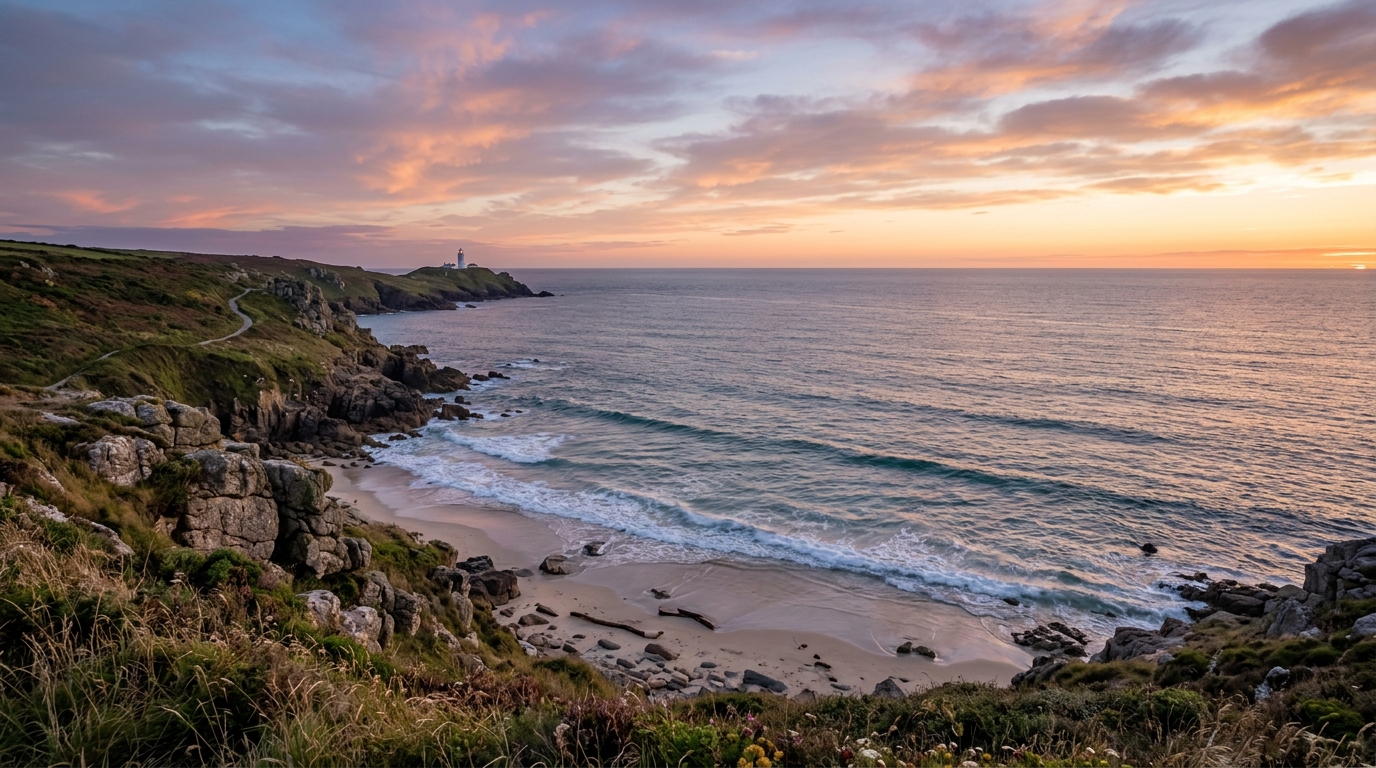 Ocean Waves And Coastal Scenery Nature Wallpaper — Free Mobile HD Download wallpaper — 1376×768