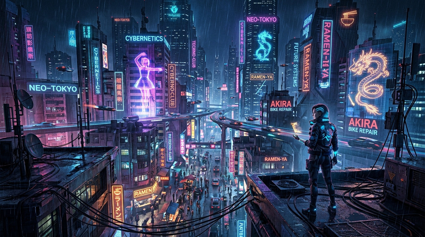 Hd Wallpaper Cyberpunk Background — Cyberpunk Mobile HD Wallpaper wallpaper — 1376×768