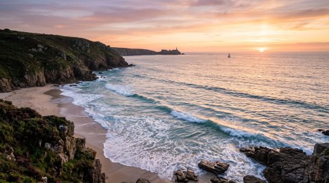 Free Mobile HD Ocean Horizons And Waves Wallpaper for Desktop, Mobile & Tablet wallpaper