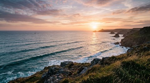 Ocean Waves And Coastal Scenery Background — Nature Mobile HD Wallpaper wallpaper