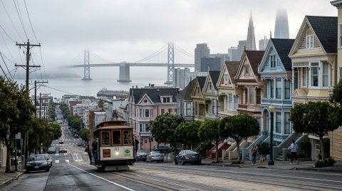 Stunning San Francisco Street With Victor Wallpaper (City) — Mobile HD Free Background wallpaper