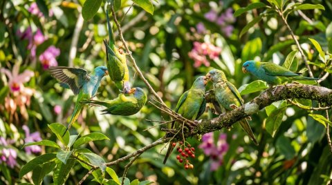 Animals Playful Birds Background — Animals 4K Ultra HD Wallpaper wallpaper